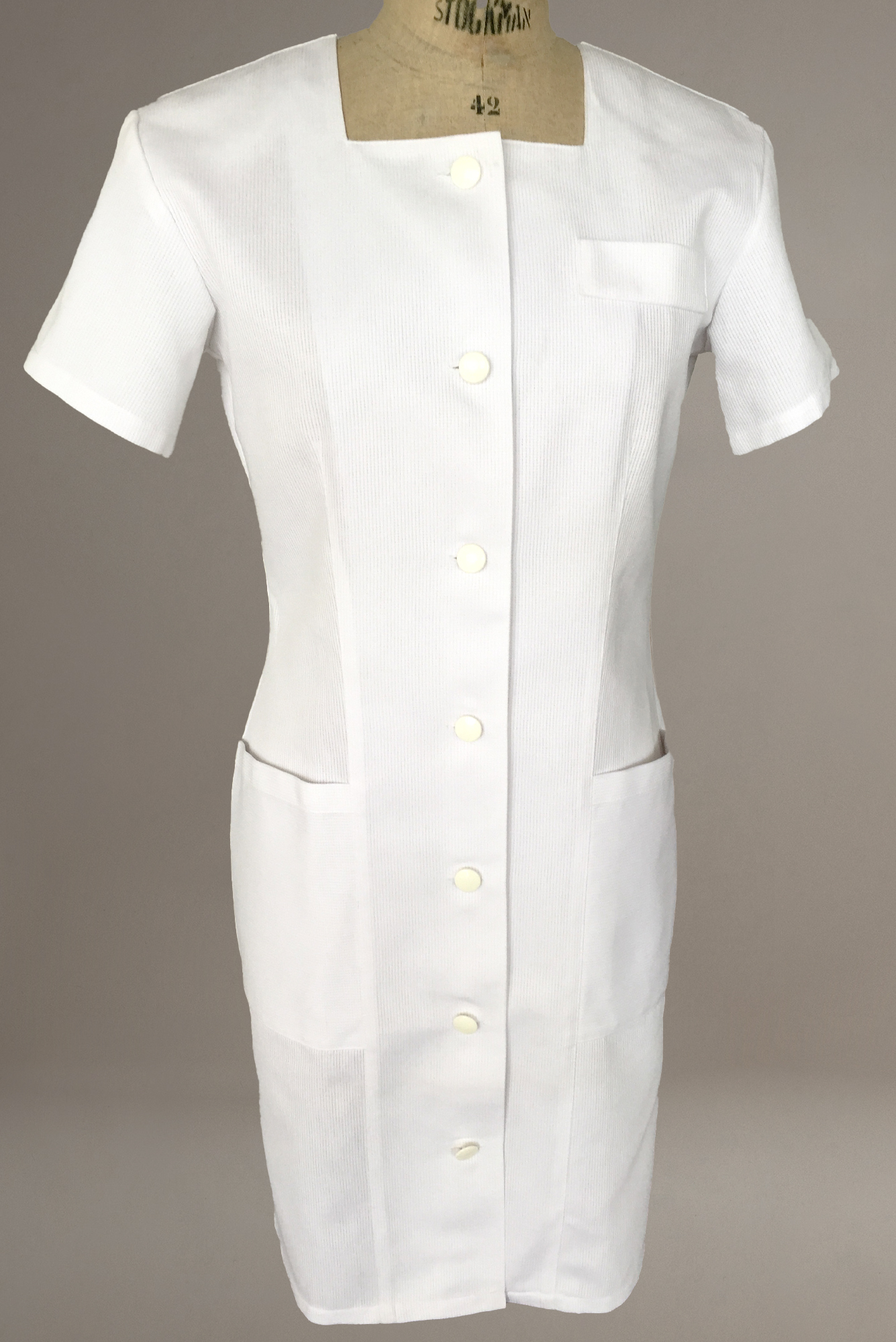 white nurse dress